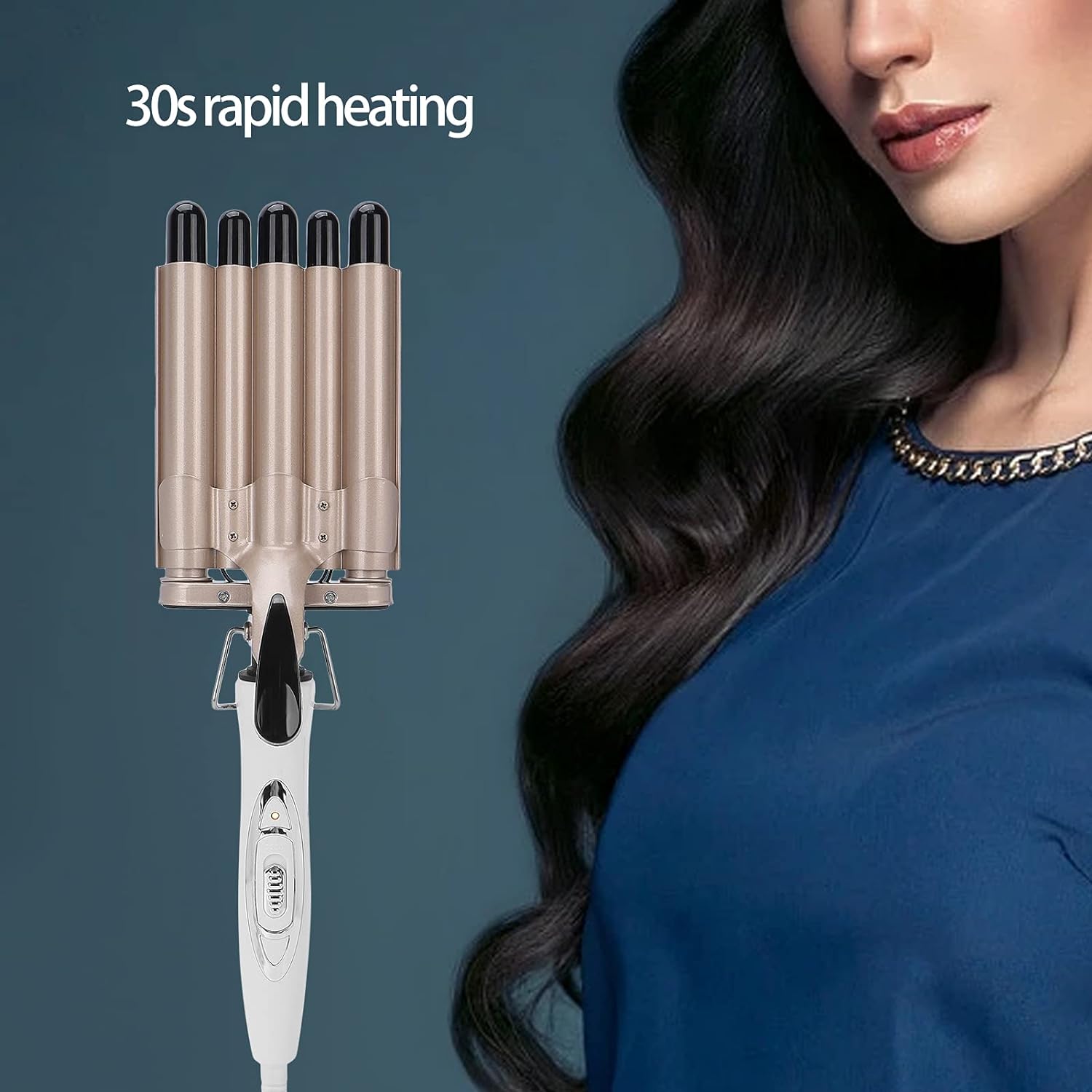 5-Barrel Hair Crimper | Curling Iron