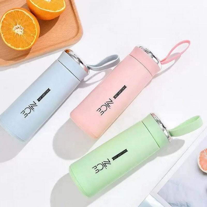 Glass Water Bottle 400ml | Mini Vacuum Flask