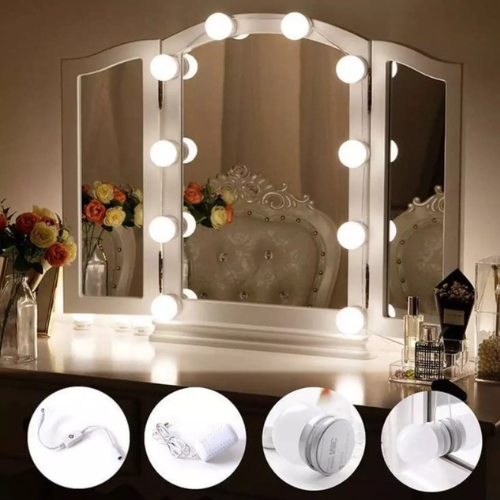 Dimmable LED Vanity Mirror Lights Kit