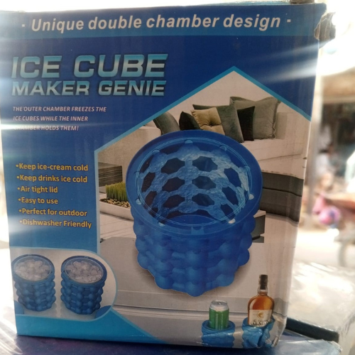 Ice Genie Silicone Ice Cube Maker | 120 Ice Cube Capacity